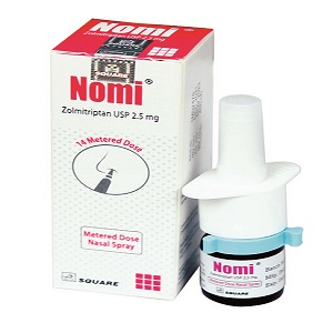 Nomi 2.5 mg Nasal Spray